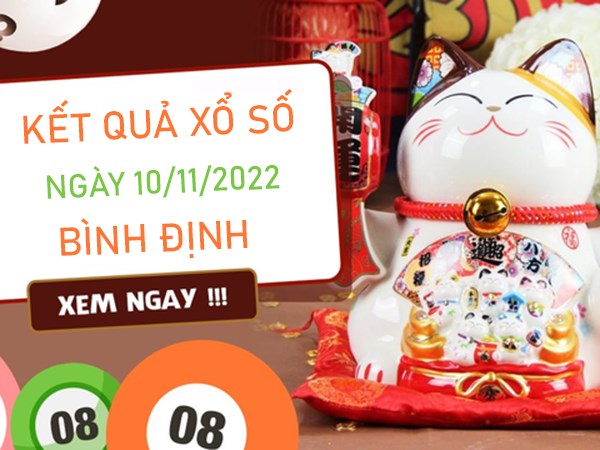 Nhận định XSBDI 10/11/2022​​​​​​​ soi cầu VIP Bình Định
