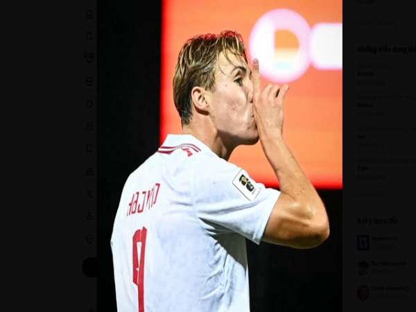 Bóng đá Châu Âu: Rasmus Hojlund tiếp tục tỏa sáng